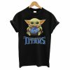 Baby Yoda Hug Tennessee Titans T-Shirt