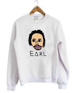 Face Earl White Sweatshirt