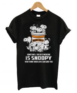 Happy Pills Sometimes the Best Medicine is Snoopy T-Shirt