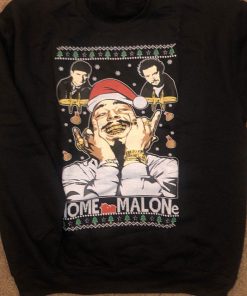 Home Malone Funny Ugly Xmas Sweatshirt