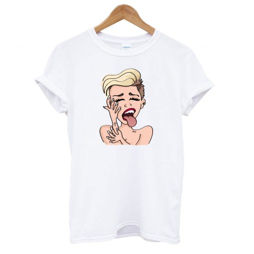 Miley Cyrus Cartoon T-Shirt