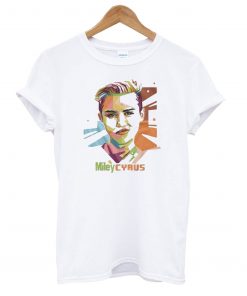 Miley Cyrus Graphic White T-Shirt