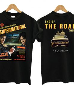 Supernatural End of the Road Black T-Shirt