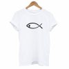 Fish With Cross T-Shirt