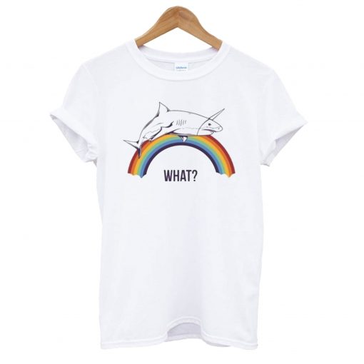 Funny Rainbow Shark T-Shirt