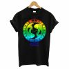Pisces Zodiac Sign Rainbow T-Shirt