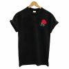Rose Black T-Shirt