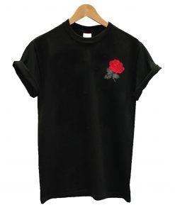 Rose Black T-Shirt