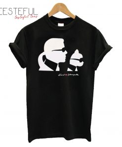 Karl Lagerfeld And Cat T-Shirt