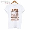 Blondie Whiskey A Go Go Poster Debbie Harry Rock Retro Vintage T-Shirt