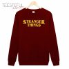 Stranger Things Maroon Sweatshirt