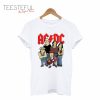 AC DC Rock Cartoon T-Shirt