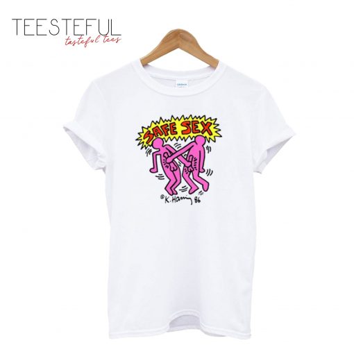 Safe Sex Keith Haring 86 Harry Styles T-Shirt