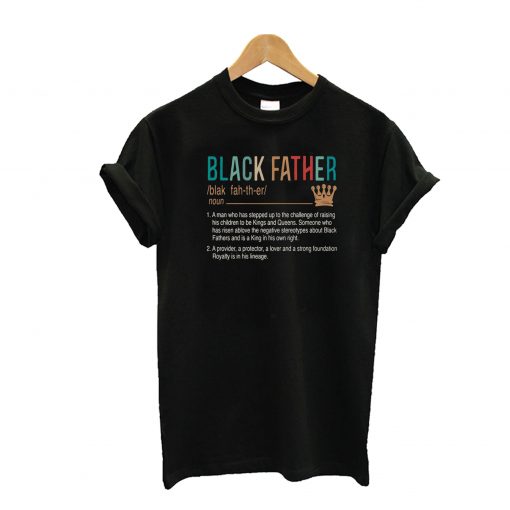 Official Black Father T-Shirt