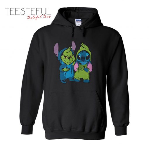 Official Grinch And Stitch Hoodie