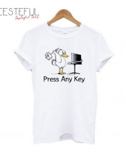 Press Any Key Duck T-Shirt