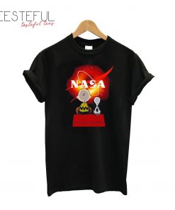 Snoopy and Charlie Brown Black Hole NASA T-Shirt