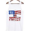Strong And Pretty America Flag Tanktop