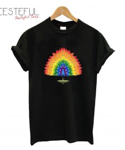 Rainbow Peacock T-Shirt