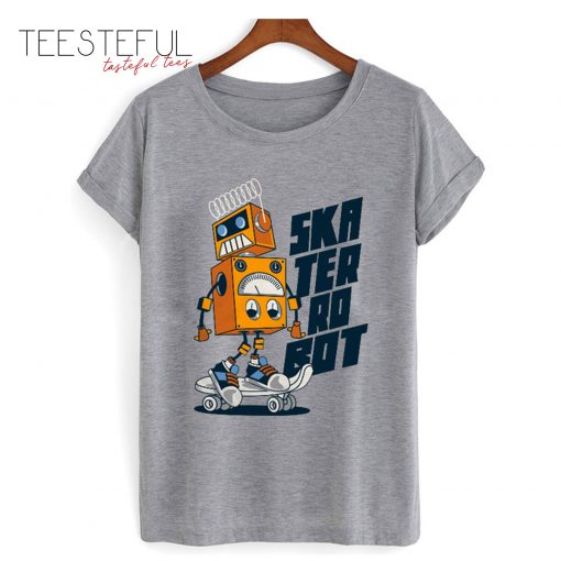 Skater Robot T-Shirt