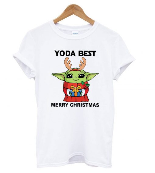 Yoda Reindeer Best Merry Christmas T-Shirt