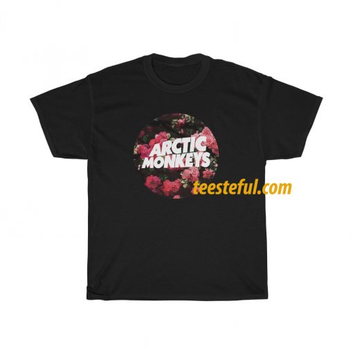 Arctic Monkeys Floral T-shirt thd