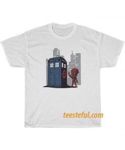 Deadpool Doctor Who T shirt thd