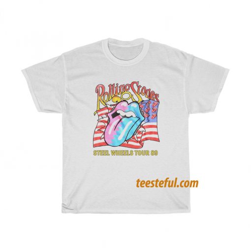 Rolling Stones Steel Wheels Tour T-shirt THD
