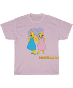Women’s Hot Pink The Simpsons Patty T-SHIRt thd