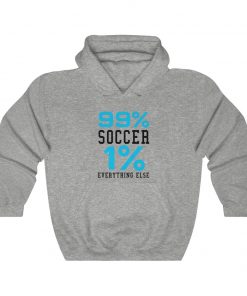99% soccer 1 % everything else white Hoodie thd