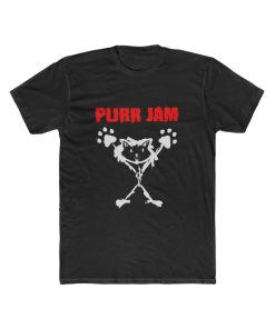 Purr Jam Cat Parody T-Shirt thd