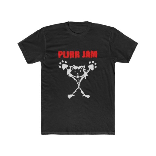 Purr Jam Cat Parody T-Shirt thd