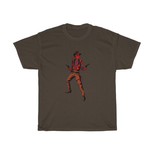 Wild West Deadpool T Shirt thd
