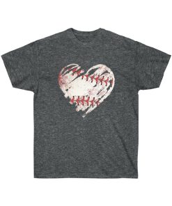 Baseball heart T Shirt thd