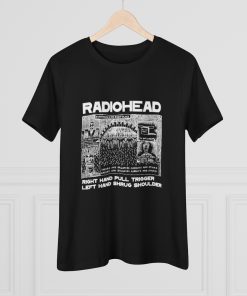 Radiohead Right Hand Pull Trigger Left Hand Shrug Shoulder t shirt thd