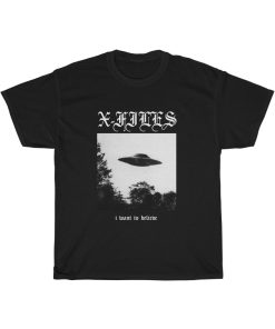 X-Files I want to believe t-shirt thd