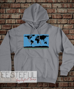the world's greatest planet hoodie (grey)