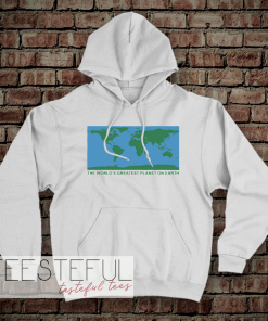 the world's greatest planet hoodie (white)
