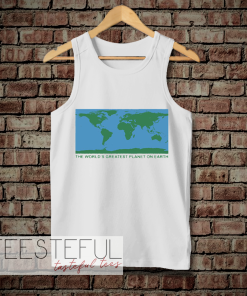 the world's greatest planet tanktop (white)