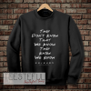 they don't know that we know sweatshirt