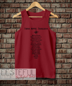 think hippie thoughts tanktop