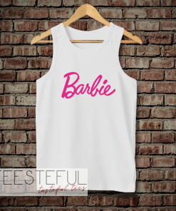 Barbie Logo White Tanktop