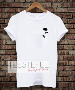 Rose black rose T-shirt