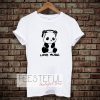 panda love music ringer Tshirt