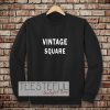 vintage square sweatshirt