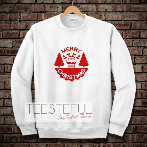 Merry Chrismast Design Sweatshirt TPKJ3